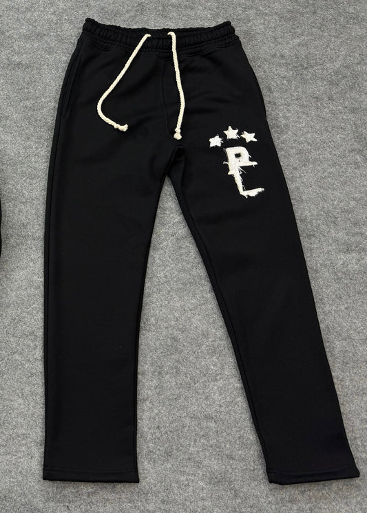 Piece Collection Embroidered Flares | Black / White